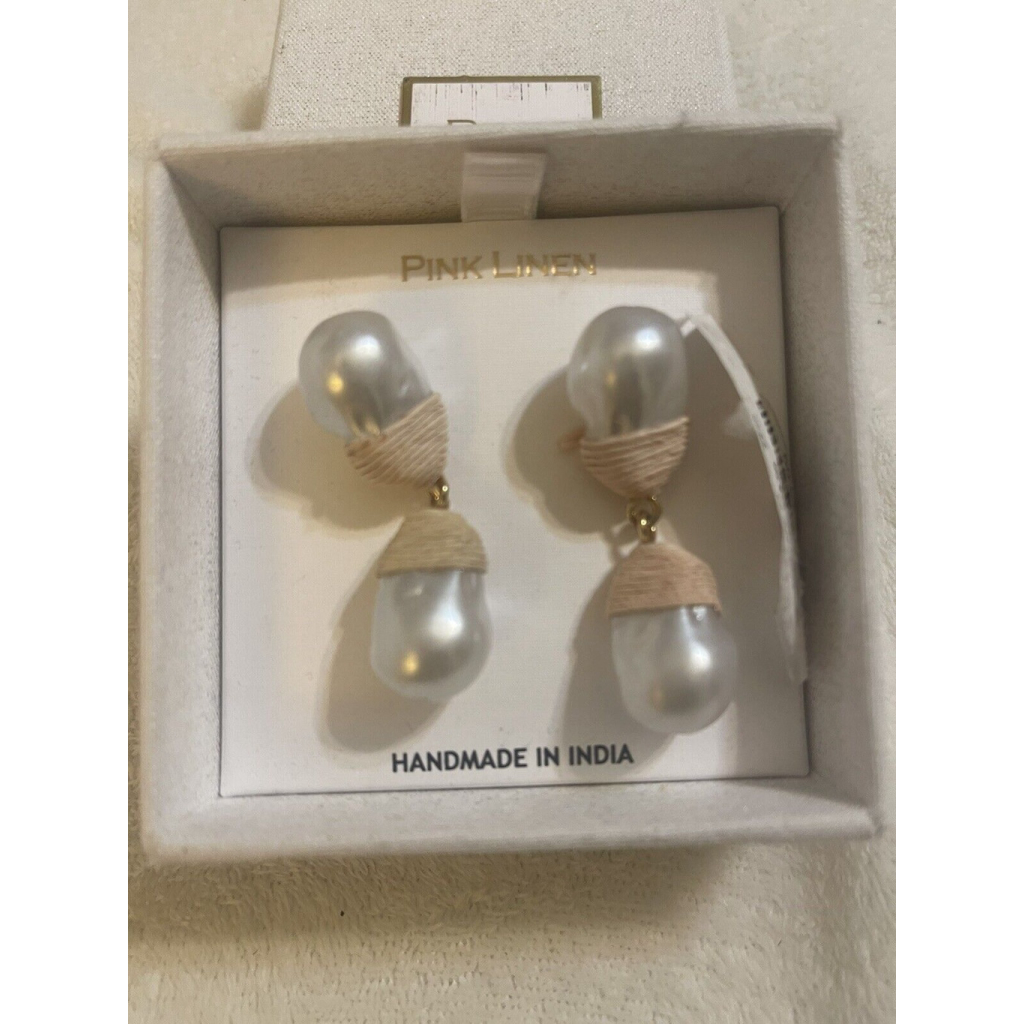 Womens Pearl Fashion Earrings